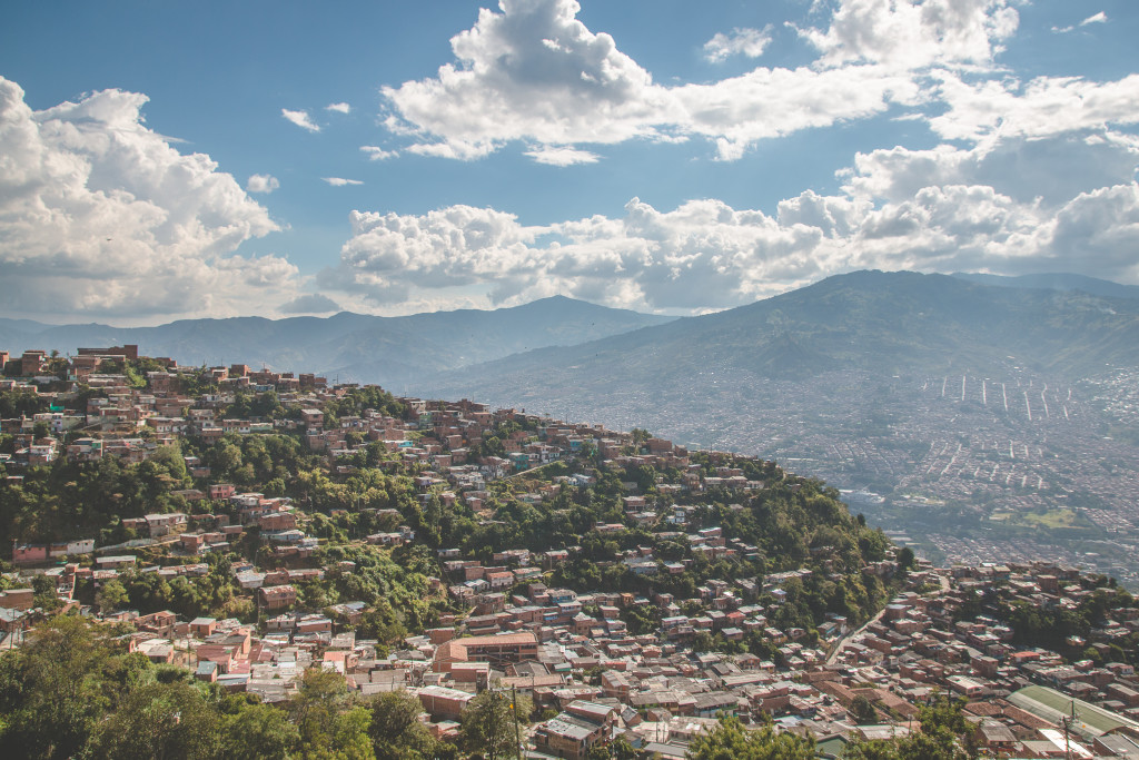 The city of Medellín, Colombia.